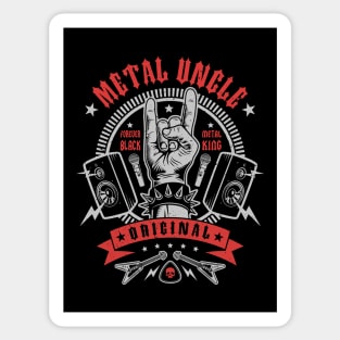 Metal Uncle Sticker